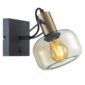 moderne-wandlamp-glaslic-1-lichts-brons-zwart-glas-amber-2