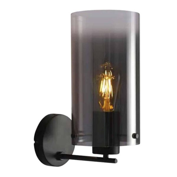 moderne-wandlamp-ventotto-smoke-glas