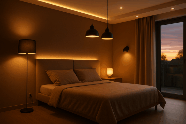 Slaapkamer lichtideeën voor elke ruimte
