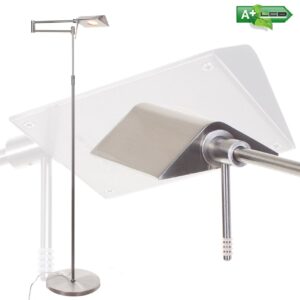 Vloerlamp LED New Bari staal - 10 watt