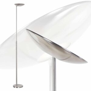 Vloerlamp uplight Geneva staal - 4299.30