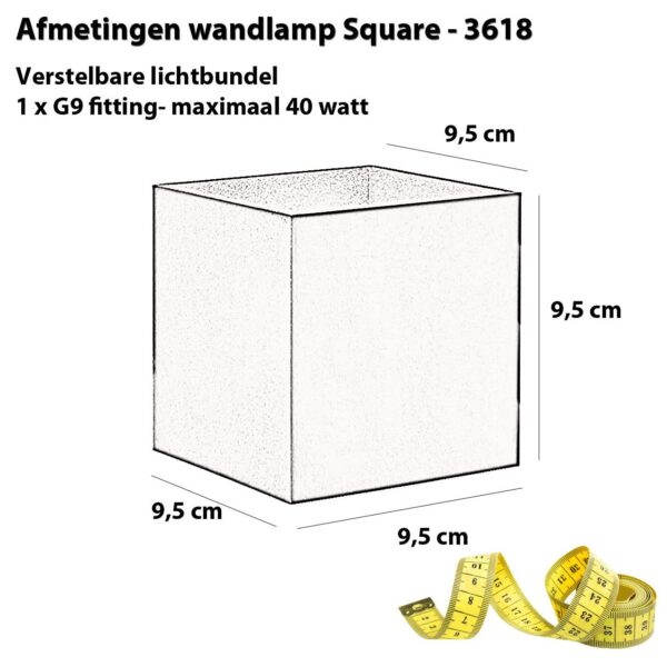wandlamp-verstelbare-lichtbundel-vierkant-wit-361800 wandlamp-verstelbare-lichtbundel-vierkant-wit-361800